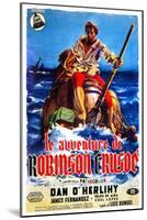 The Adventures of Robinson Crusoe, (AKA Le Avventure Di Robinson Crusoe), Italian Poster Art, 1954-null-Mounted Art Print