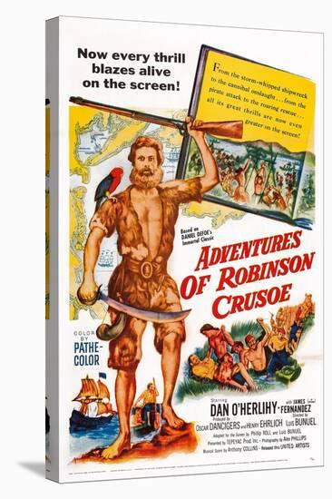 The Adventures of Robinson Crusoe-null-Stretched Canvas