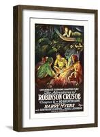 The Adventures of Robinson Crusoe-null-Framed Art Print