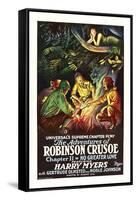 The Adventures of Robinson Crusoe-null-Framed Stretched Canvas