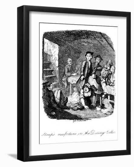 'The Adventures of Roderick Random-George Cruikshank-Framed Giclee Print