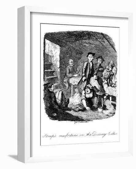 'The Adventures of Roderick Random-George Cruikshank-Framed Giclee Print