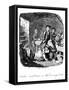 'The Adventures of Roderick Random-George Cruikshank-Framed Stretched Canvas