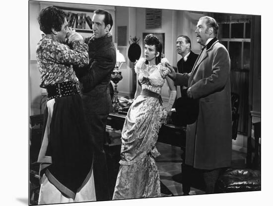 THE ADVENTURES OF SHERLOCK HOLMES, 1939 directed by ALFRED WERKER Basil Rathbone, Ida Lupino and Ni-null-Mounted Photo