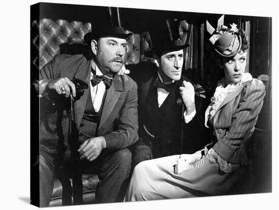 THE ADVENTURES OF SHERLOCK HOLMES, 1939 directed by ALFRED WERKER Nigel Bruce, Basil Rathbone and I-null-Stretched Canvas
