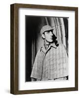 The Adventures of Sherlock Holmes, Basil Rathbone, Directed by Alfred L. Werker, 1939-null-Framed Photographic Print