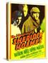 The Adventures of Sherlock Holmes, Ida Lupino, Alan Marshal, Basil Rathbone, 1939-null-Stretched Canvas