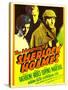 The Adventures of Sherlock Holmes, Ida Lupino, Alan Marshal, Basil Rathbone, 1939-null-Stretched Canvas