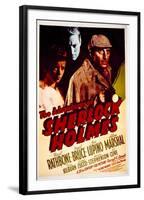 The Adventures of Sherlock Holmes - Movie Poster Reproduction-null-Framed Photo