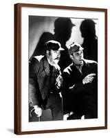 The Adventures of Sherlock Holmes, Nigel Bruce, Basil Rathbone, 1939, as Watson and Sherlock Holmes-null-Framed Photo