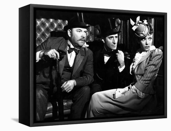 The Adventures Of Sherlock Holmes, Nigel Bruce, Basil Rathbone, Ida Lupino, 1939-null-Framed Stretched Canvas