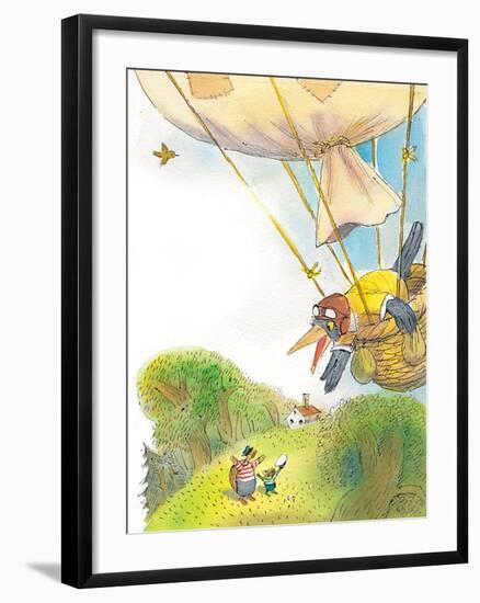 The Adventures of Ted, Ed and Caroll - Turtle-Valeri Gorbachev-Framed Giclee Print