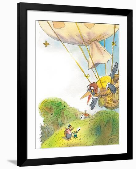 The Adventures of Ted, Ed and Caroll - Turtle-Valeri Gorbachev-Framed Giclee Print