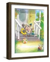 The Adventures of Ted, Ed and Caroll - Turtle-Valeri Gorbachev-Framed Giclee Print