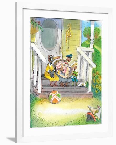 The Adventures of Ted, Ed and Caroll - Turtle-Valeri Gorbachev-Framed Giclee Print