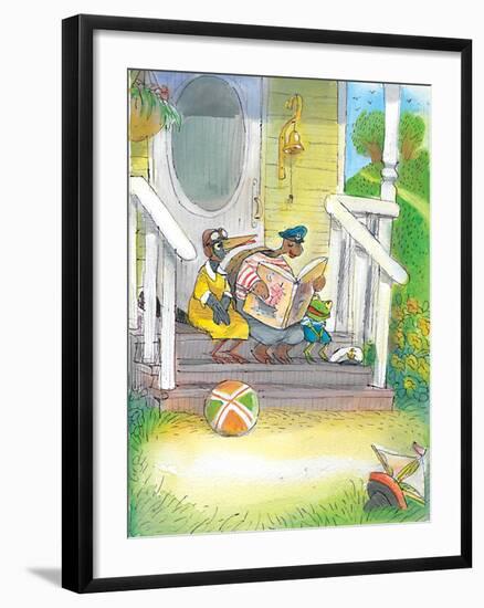 The Adventures of Ted, Ed and Caroll - Turtle-Valeri Gorbachev-Framed Giclee Print