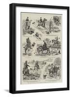 The Adventures of Two Runaway Horses, and What Came of It-Alfred Chantrey Corbould-Framed Giclee Print