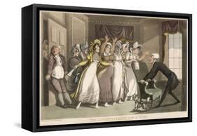 The Advertisement for a Wife-Thomas Rowlandson-Framed Stretched Canvas