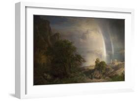 The Aegean Sea-Frederic Edwin Church-Framed Art Print