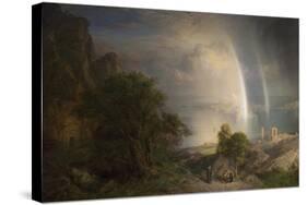 The Aegean Sea-Frederic Edwin Church-Stretched Canvas