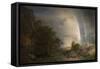 The Aegean Sea-Frederic Edwin Church-Framed Stretched Canvas