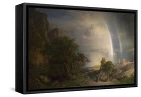 The Aegean Sea-Frederic Edwin Church-Framed Stretched Canvas