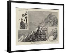 The Aerial Railway at Gibraltar-null-Framed Giclee Print