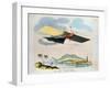 The Aerial Steam Carriage-null-Framed Giclee Print
