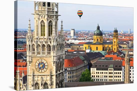 The Aerial View of Munich City Center-Gary718-Stretched Canvas