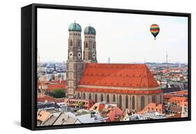 The Aerial View of Munich City Center-Gary718-Framed Stretched Canvas