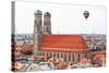 The Aerial View of Munich City Center-Gary718-Stretched Canvas