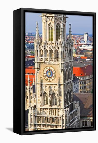 The Aerial View of Munich City Center-Gary718-Framed Stretched Canvas