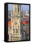 The Aerial View of Munich City Center-Gary718-Framed Stretched Canvas