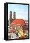 The Aerial View of Munich City Center-Gary718-Framed Stretched Canvas