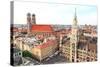 The Aerial View of Munich City Center-Gary718-Stretched Canvas