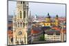 The Aerial View of Munich City Center-Gary718-Mounted Photographic Print