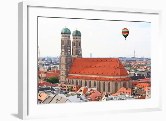 The Aerial View of Munich City Center-Gary718-Framed Photographic Print