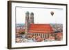 The Aerial View of Munich City Center-Gary718-Framed Photographic Print