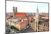 The Aerial View of Munich City Center-Gary718-Mounted Photographic Print