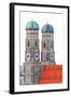 The Aerial View of Munich City Center-Gary718-Framed Photographic Print