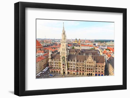 The Aerial View of Munich City Center-Gary718-Framed Photographic Print