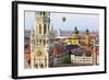 The Aerial View of Munich City Center-Gary718-Framed Photographic Print