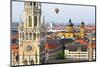 The Aerial View of Munich City Center-Gary718-Mounted Photographic Print