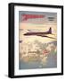 The Aeroplane' magazine cover - Bristol Britannia, 1958-Laurence Fish-Framed Giclee Print