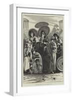 The Aesthetic Quadrille Party-Henry Stephen Ludlow-Framed Giclee Print