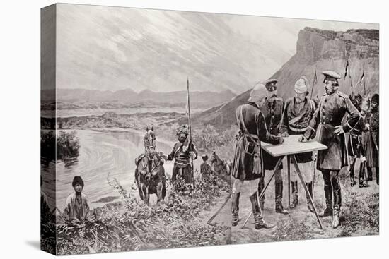 The Afghan Boundary Commission: the Russian and British Commissioners at Zulfikar-Richard Caton Woodville II-Stretched Canvas