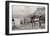 The Afghan Boundary Commission: the Russian and British Commissioners at Zulfikar-Richard Caton Woodville II-Framed Giclee Print