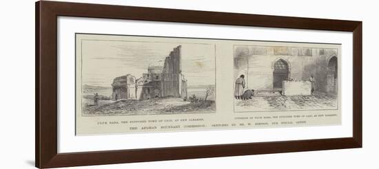 The Afghan Boundary Commission-William 'Crimea' Simpson-Framed Giclee Print