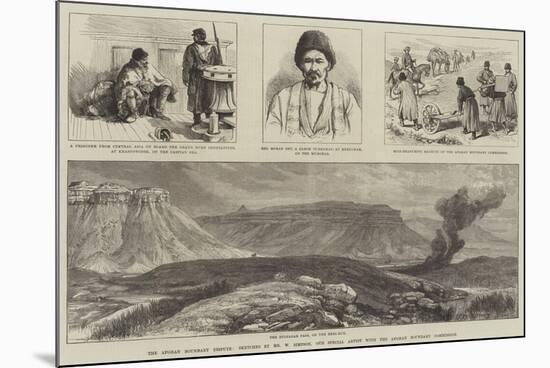 The Afghan Boundary Dispute-William 'Crimea' Simpson-Mounted Premium Giclee Print