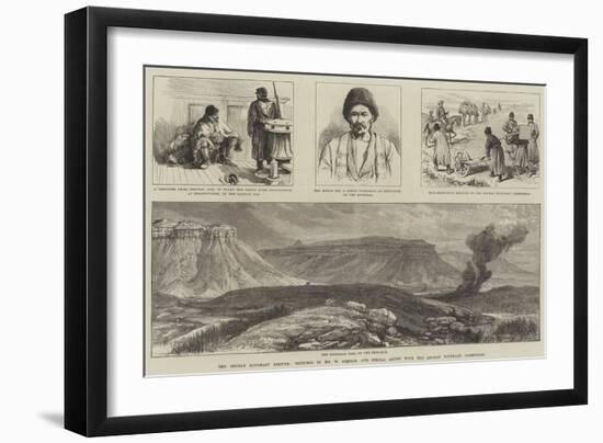 The Afghan Boundary Dispute-William 'Crimea' Simpson-Framed Giclee Print